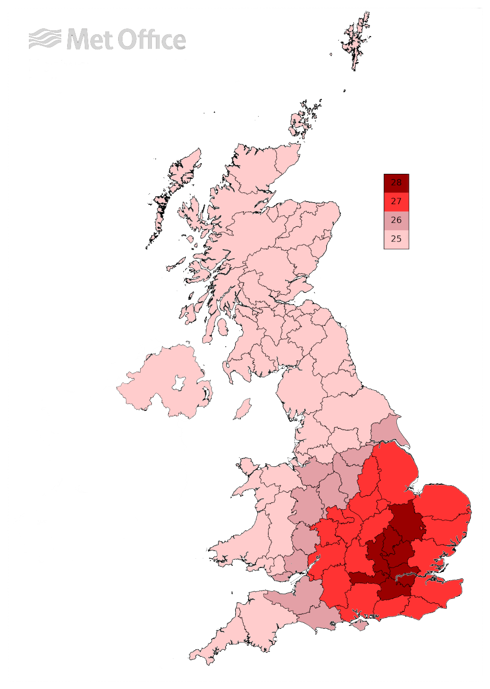 Outdoor Heatwave Graph